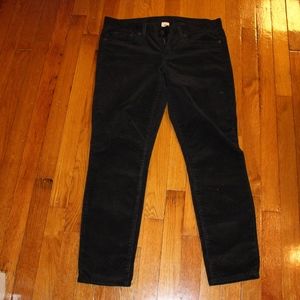 J. Crew black corduroy pants